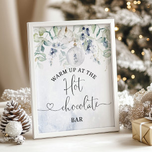 Christmas Warm up at the Hot Chocolate bar Poster