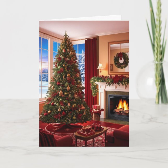 Christmas Warmth Christmas Card (Front)