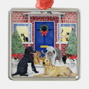 Christmas Warmth Metal Tree Decoration