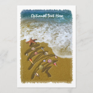 Christmas Washed Up on Shore Invitation