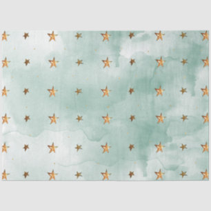 Christmas Watercolor GoldI Design 16 Tissue Paper