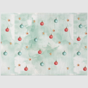 Christmas Watercolor GoldI Design 20 Tissue Paper