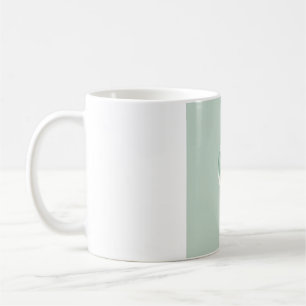 Christmas Watercolor Mug - White & Green