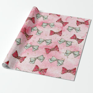 Christmas Watercolor Wrapping Paper