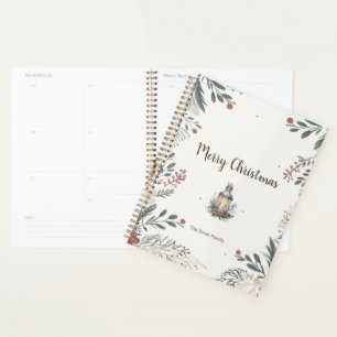 Christmas Watercolour Greetings  Planner