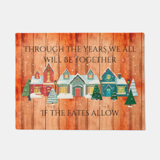 Christmas We all will be together Doormat