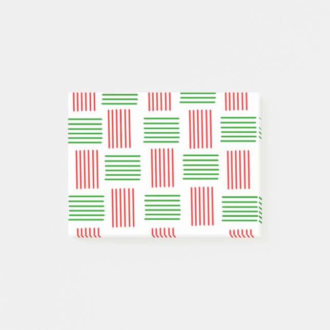 Christmas Weave  Post-it Notes (Front)
