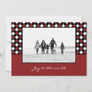 Christmas Weaves Holiday Photo Card