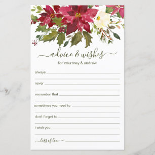 Christmas Wedding Advice and Wishes