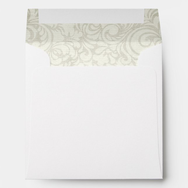 Christmas Wedding Envelope (Back (Bottom))