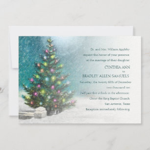 Christmas Wedding Invitation