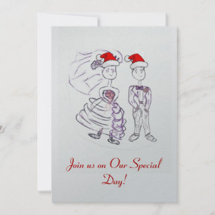 Christmas Wedding Invite