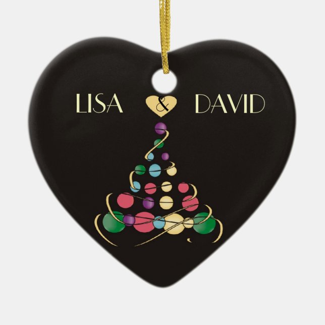 Christmas Wedding Ornament (Front)