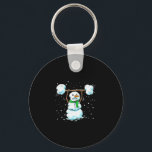 Christmas Weightlifting Snowman Shirt Funny Snowma Key Ring<br><div class="desc">Christmas Weightlifting Snowman Shirt Funny Snowman Gym</div>