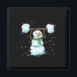 Christmas Weightlifting Snowman Shirt Funny Snowma Magnet<br><div class="desc">Christmas Weightlifting Snowman Shirt Funny Snowman Gym</div>