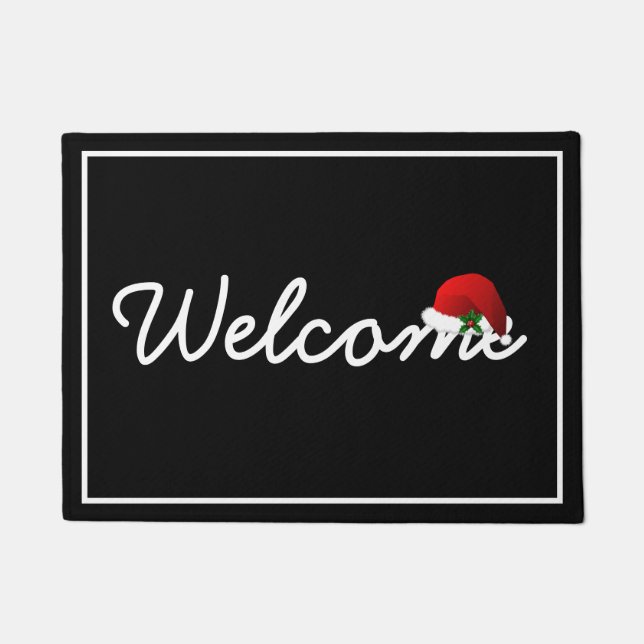Christmas Welcome Door Mat (Front)