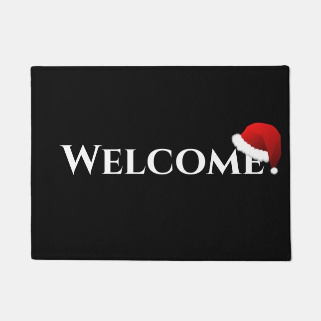 Christmas Welcome Door Mat (Front)