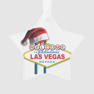 Christmas Welcome to Las Vegas Sign Ornament
