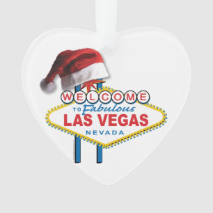 Christmas Welcome to Las Vegas Sign Ornament