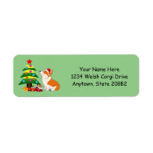 Christmas Welsh Corgi Cartoon