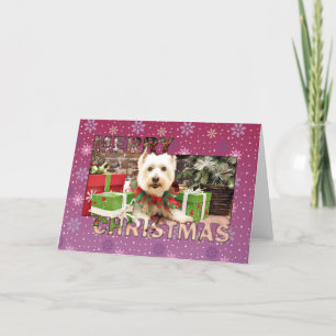 Christmas - West Highland Terrier - Abby Holiday Card