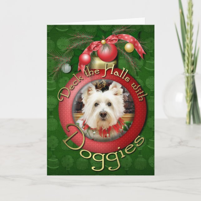 Christmas - West Highland Terrier - Polo Holiday Card (Front)