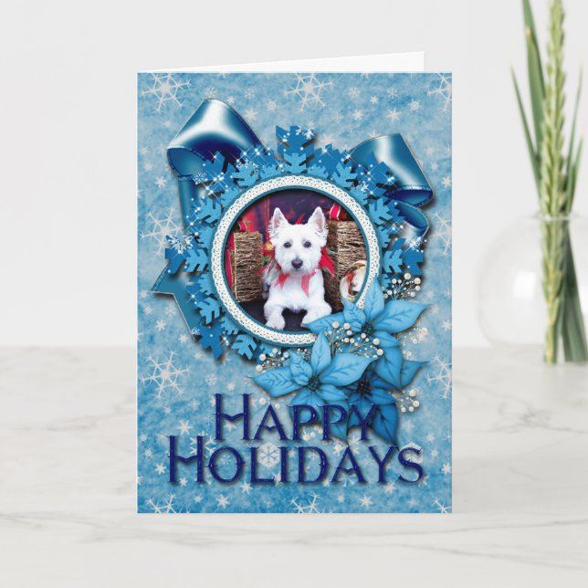 Christmas - Westie - Bella Holiday Card (Front)