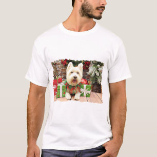 Christmas - Westie - Lucky T-Shirt