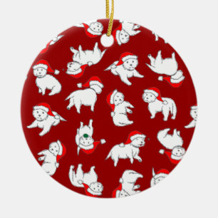 Christmas Westies Ornament