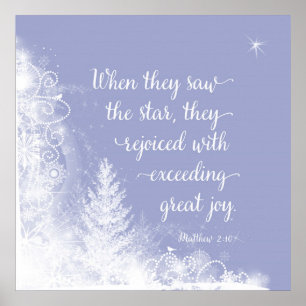 Christmas - When They Saw the Star Poster