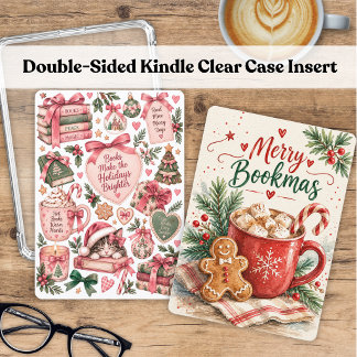 Christmas Whimsy Kindle Double Sided Insert Card