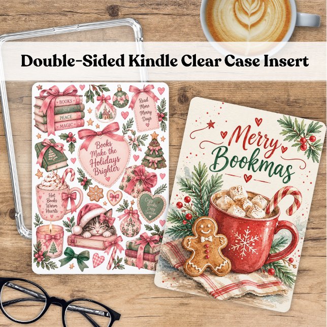 Christmas Whimsy Kindle Double Sided Insert Card (Creator Uploaded)