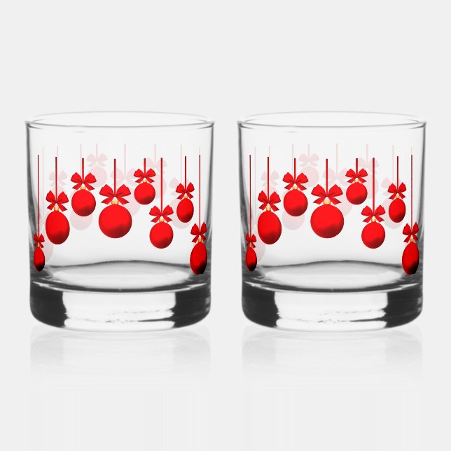 CHRISTMAS WHISKEY GLASS (Front)