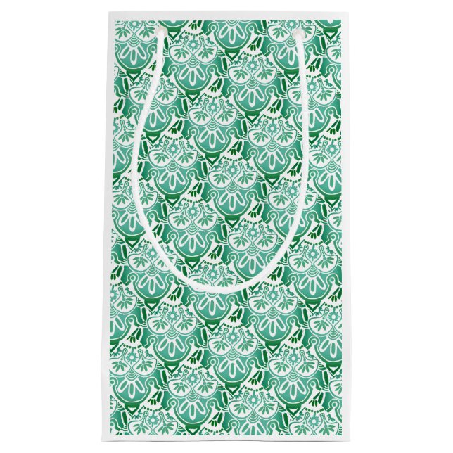 Christmas White and green Gift Bag (Front)