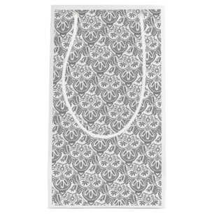 Christmas White and grey Gift Bag