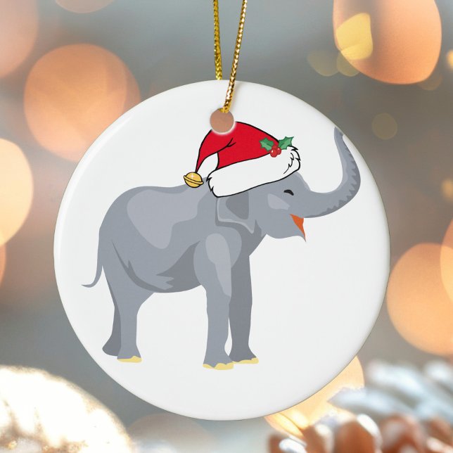 Christmas White Elephant Party Cute Ceramic Tree Decoration (Creator Uploaded)