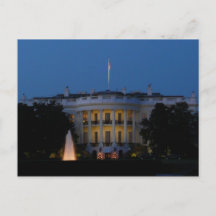 Christmas White House at Night in Washington DC