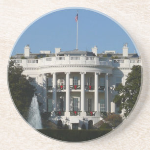 Christmas White House for Holidays Washington DC Coaster