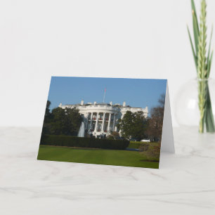 Christmas White House for Holidays Washington DC Holiday Card