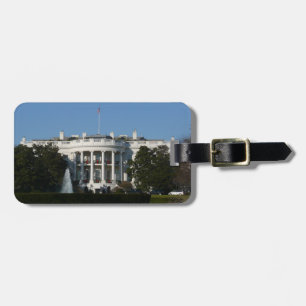 Christmas White House for Holidays Washington DC Luggage Tag