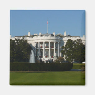 Christmas White House for Holidays Washington DC Magnet