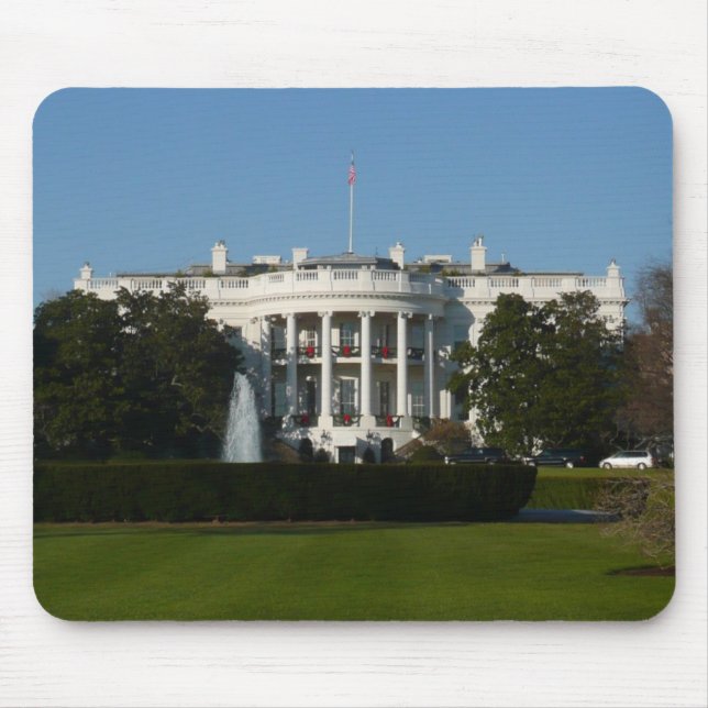 Christmas White House for Holidays Washington DC Mouse Mat (Front)