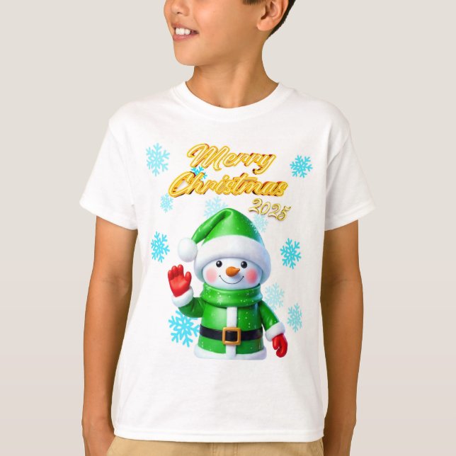 Christmas white shirts 2025 (Front)