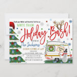 Christmas White Trash Bash Invitation<br><div class="desc">Holiday "White Trash Bash" Christmas Party Invitation. Use this fun and festive Christmas redneck party invite for holiday parties,  Christmas birthdays,  gatherings and more</div>