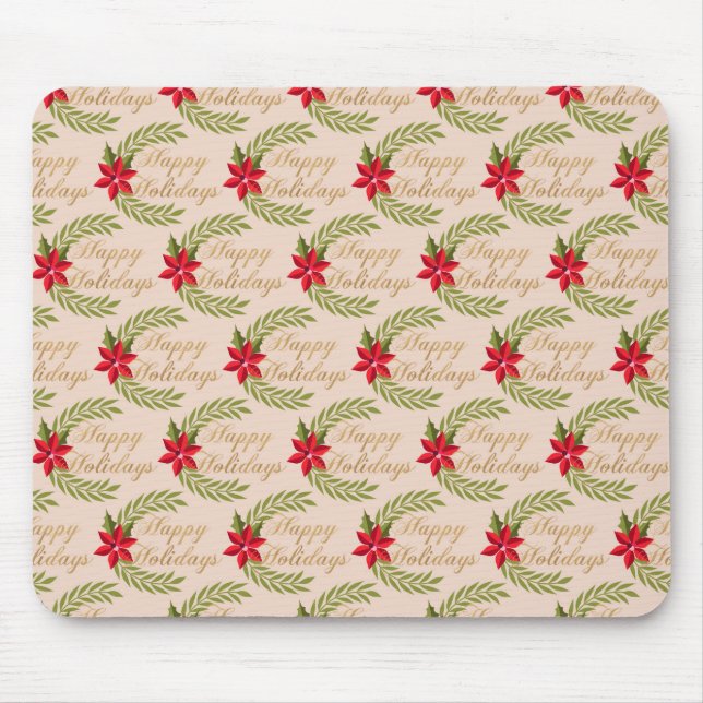Christmas Window Art Mouse Mat (Front)