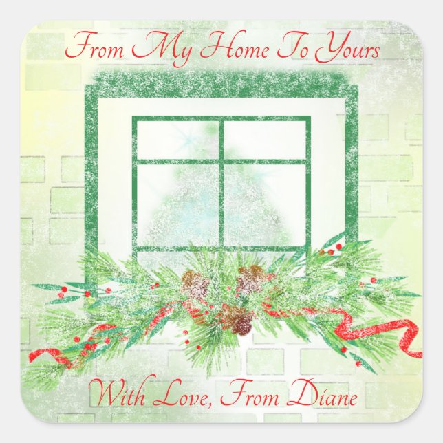 Christmas Window Box Labels (Front)