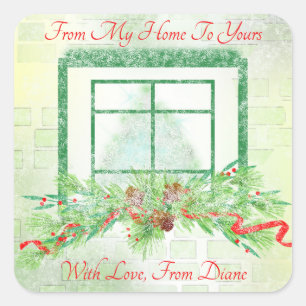 Christmas Window Box Labels