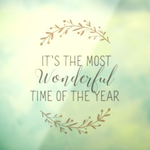 Christmas  window cling