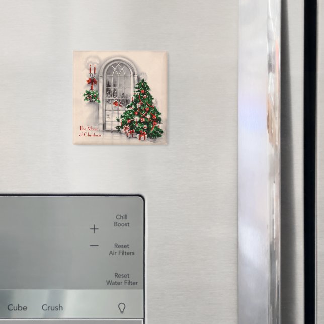 Christmas Window Lights Magnet (In Situ (Fridge))