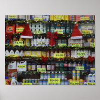 Christmas Windows NYC Discount Store Photography